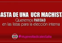 Mujeres radicales contra una UCR machista