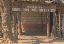 Al pedo como bombero en Santa Victoria Este. Mirá las imágenes