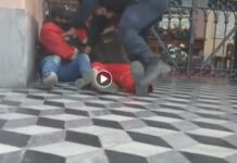La Policía violentó a mineros en la puerta de la Catedral