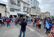 Organizaciones sociales marcharon a la Anses contra los recortes