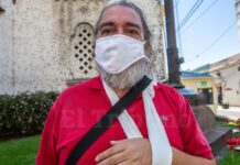 Imputaron al guardia que agredió al abogado David Leiva