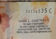 Buscaba a su hija con mensajes en billetes: la halló en Salta