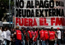 8F:Marchan en todo el país contra el pago de la deuda al FMI