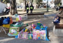 Parque San Martín: Papelones con forma de decreto
