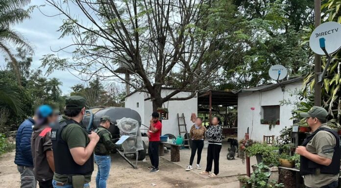 Contrabando: dsescubren una finca con desembocadura en el río Bermejo