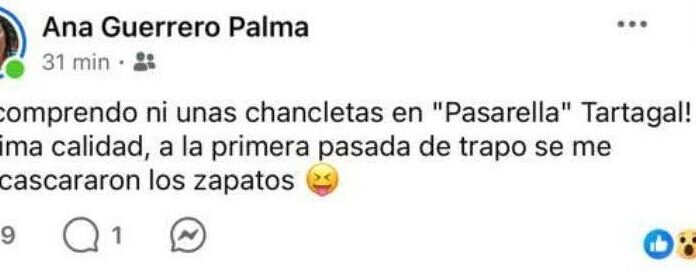 La intendenta de Mosconi se cruzó en redes con un negocio de zapatos