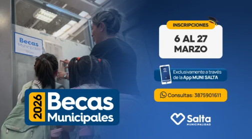 Becas Municipales: Cubrirán entre el 50% y el 100%