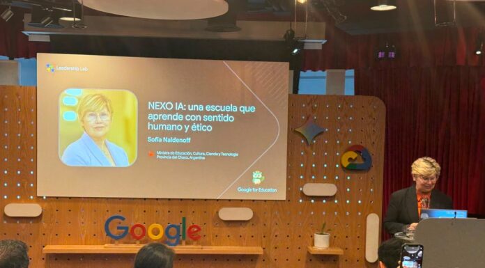 Chaco presentó su modelo de educación con IA