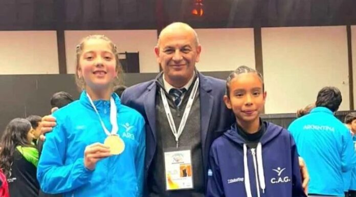 Gimnasta salteña subió al podio e irá contra España