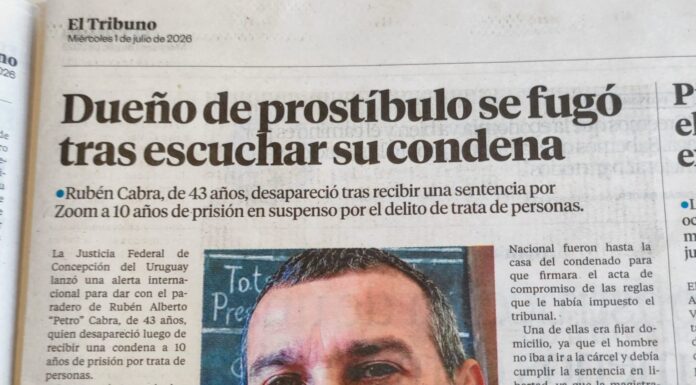 La Cabra pal’ monte: Lo condenaron por Zoom y desapareció antes de firmar