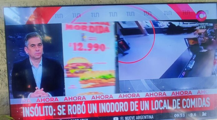 Se robó un inodoro de un Mostaza: una nueva medida de la crisis