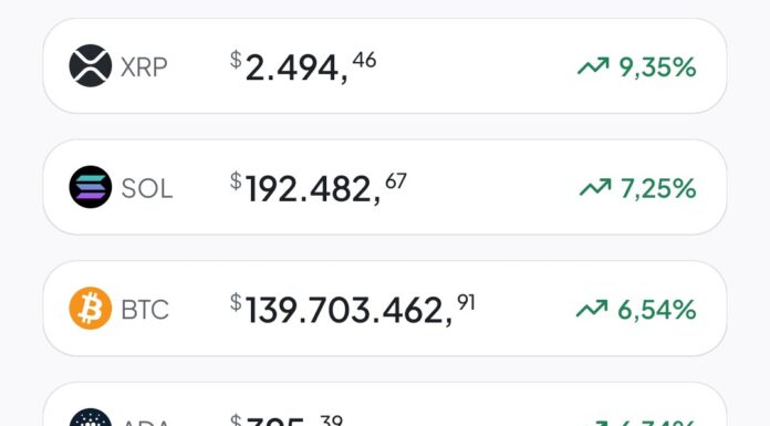 Lunes verde para las criptomonedas