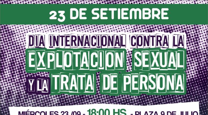 Concentración por día Internacional contra la explotación sexual y trata