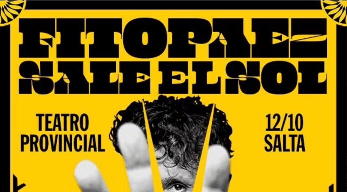 Fito Páez se prepara para llegar a Salta con «Sale el Sol Tour»